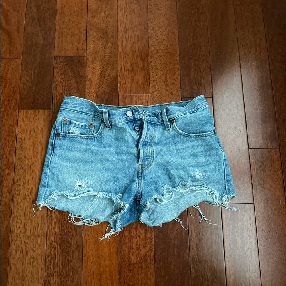 Levi's Blue Jean Shorts 501